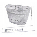 Kôš na riadidlá TORA biely